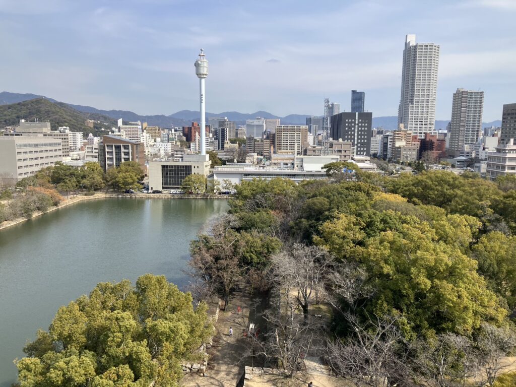 広島城天守からの風景