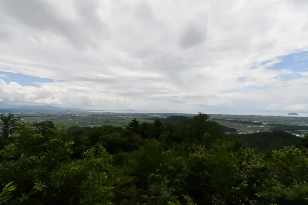 view from odani castle