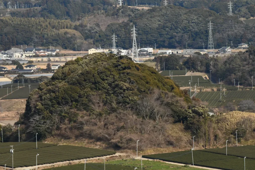 家康が築いた火ヶ峰砦（六砦のひとつ）