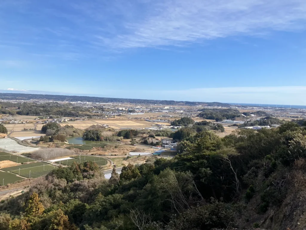 高天神城からの景色