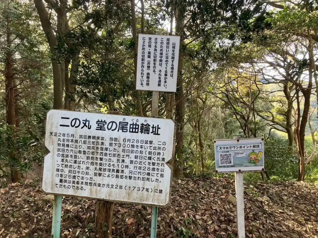 堂の尾曲輪